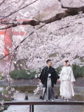 京都で人気の観光地で撮影します