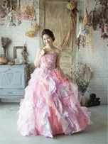 こだわりのドレスで前撮り